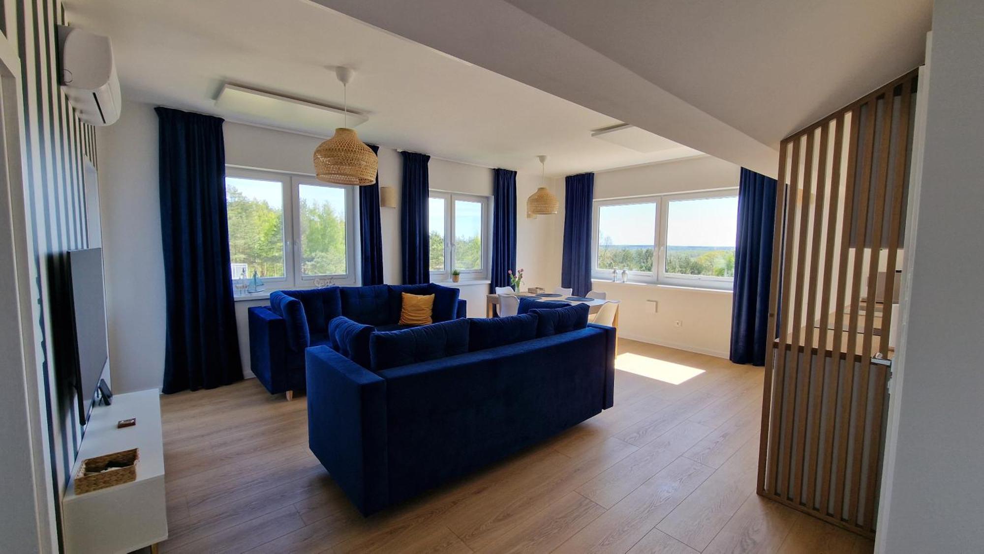 Roza Wiatrow 45b Z Duzym Tarasem Apartmán *